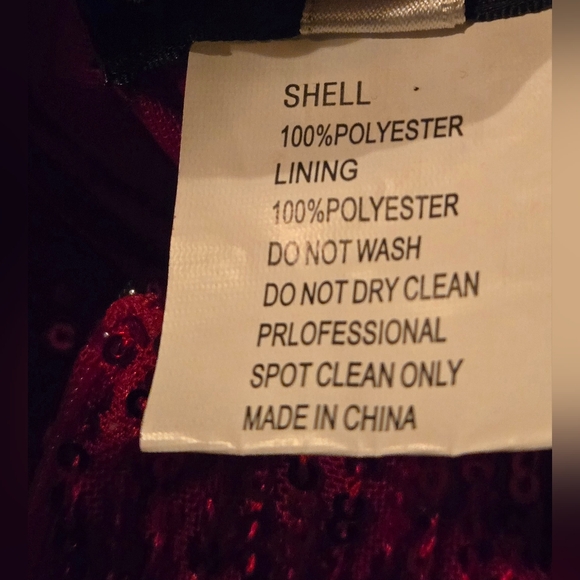 NWT~Stunning LaFemme Fashion Red Sequin Backless Formal Dress - Picture 15 of 16